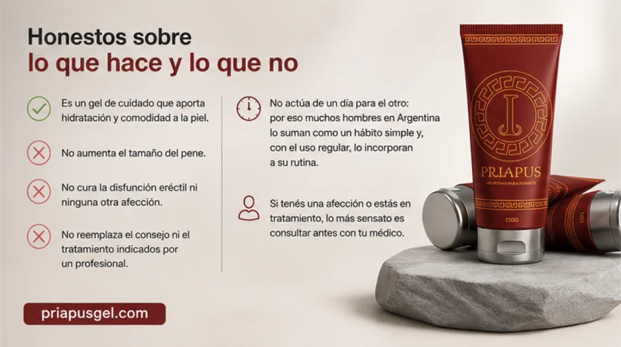 Priapus Gel — gel de cuidado íntimo para el uso diario de los hombres